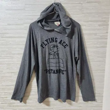 [ XL ] PEANUTS 빈티지 후드티 그레이
