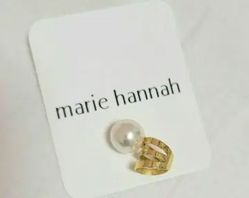 marie hannah 코튼 펄 귀찌 이어커프