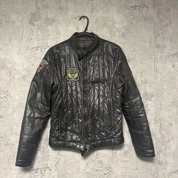 MILITARY COUTURE 블랙 라이더 자켓