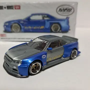 체이스 스카이라인 GT-R R34 KAIDO WORKS MINI GT