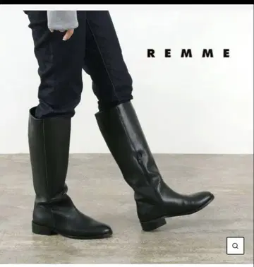 REMME 사이드 지퍼 롱 부츠 39