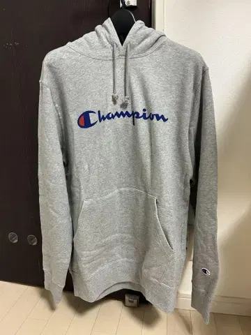 Champion 그레이 XL 후드티 미사용품