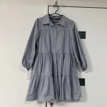 새상품급 GRL 그레이 긴팔 셔츠 원피스 티어드 grl 원피스