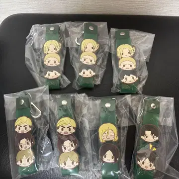 진격의 거인 제일복권 I상 포코토 참 7개 세트 (시크릿 포함)