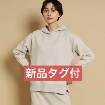 택 포함 새상품 dessin 데셍 딱 좋은 후드 니트 후드티