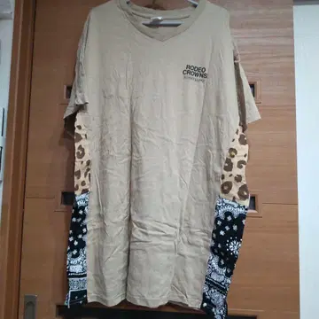 RODEO CROWNS 반팔 튜닉 베이지
