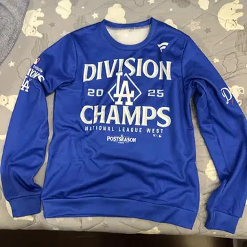 다저스 백 투 백 챔피온 긴팔 티셔츠