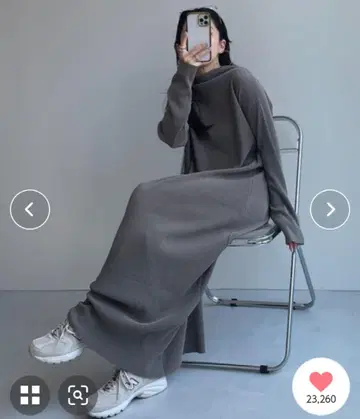 wee9s 데일리 데일리 슈퍼 스트레치 플리츠 원피스