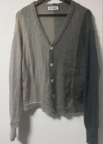 TTT MSW gradation mohair knit cardigan