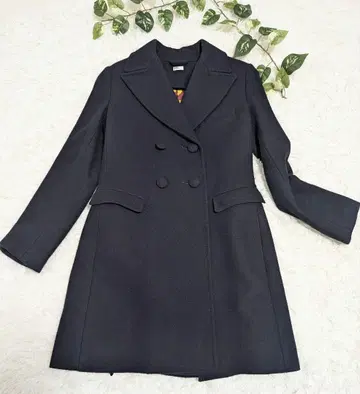 [ PAUL SMITH PINK ] 롱 코트 더블 버튼 안감 하트 무늬
