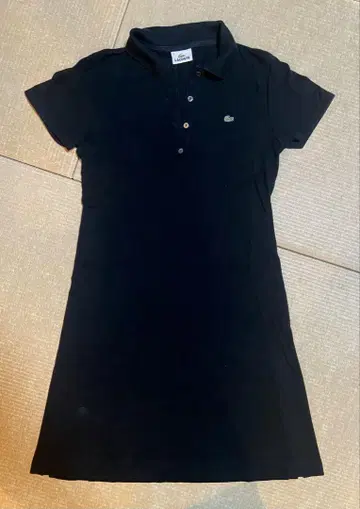 LACOSTE 네이비 반팔 원피스 42