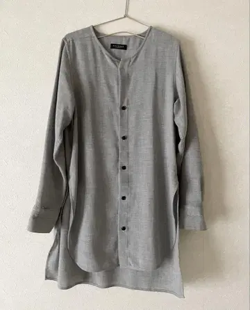 MACPHEE * 맥피 그레이 롱 셔츠 * 블라우스 겉옷