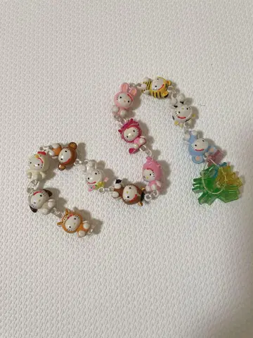 헬로키티 십이지신 전종 키링 레트로