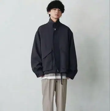 LIDIM KERSEY FLIGHT JACKET 차콜