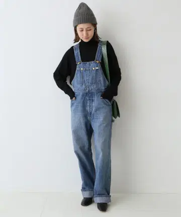 프레임워크 Lee 별주 데님 오버롤