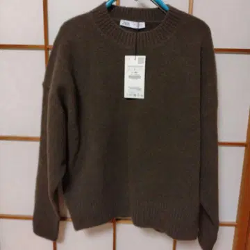ZARA 긴팔 스웨터 L 브라운
