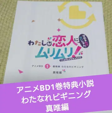BD 내가 연인이 될 리 없어! 무리무리! 1권 특전 소설만
