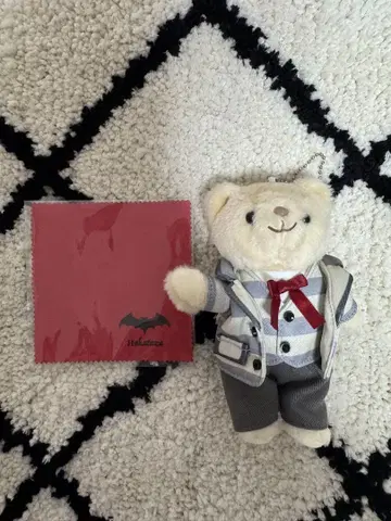 [ 데라니시 타쿠토 씨 ] 알프레드의 곰 봉제 인형 & 안경닦이