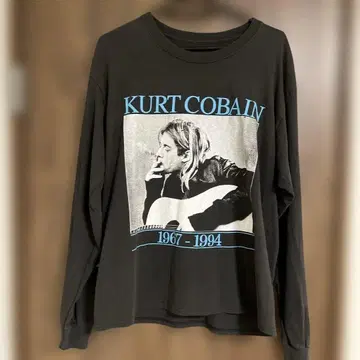 레어 커트 코베인 추모 T셔츠