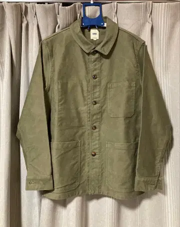 FOB FACTORY F2373 프렌치 몰스킨 자켓 올리브 M