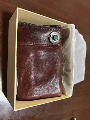 DEVICE 빈티지 지갑 브라운 3단 폴더형 지갑