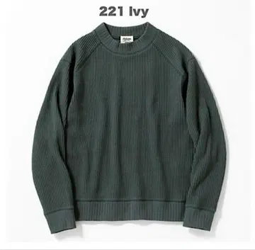새상품급 잭맨 와플 미드 넥 JM7200 Ivy 다크 그린