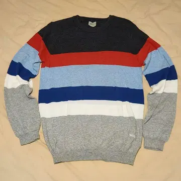 WESC 멀티 컬러 스트라이프 니트 스웨터 위이씨 북유럽