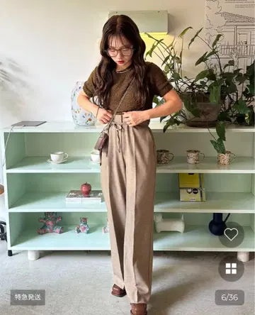 nugu ptiee 반지 스트링 슬랙스