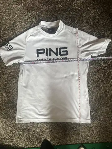 PING 남성용 셔츠 M 화이트 이너로도 최적