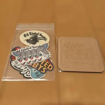 04 Limited Sazahys 스티커와 코스터 세트