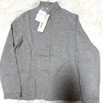 Conges Payes 택 포함 미사용 새상품 하이넥 자켓 스타일 그레이