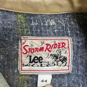 80s Lee 스톰 라이더 데님 베스트 빈티지 44 빅 사이즈