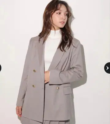 Rirandture 더블 자켓 그레이지
