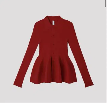 CFCL POTTERY 셔츠 가디건 레드