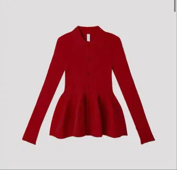 CFCL POTTERY 셔츠 가디건 레드