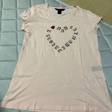 MARC BY MARC JACOBS 하트 프린트 T셔츠 L