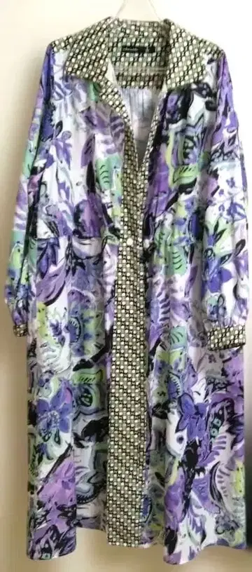 as know as de base 스프링 코트 아우터 F 꽃무늬 새상품급