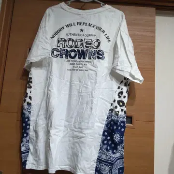 RODEO CROWNS 반팔 튜닉 화이트