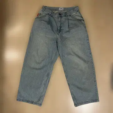 9090 와이드 데님 L