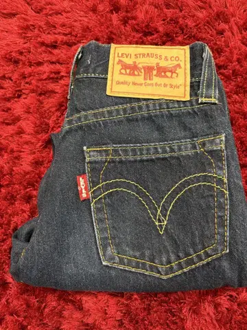 LEVI'S 스키니 데님 W25 다크 데님