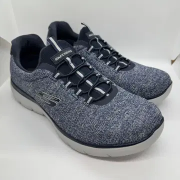 [ SKECHERS ] 스케쳐스 슬립온 네이비 계열 스니커즈 27cm