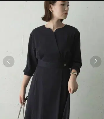 미사용품 어반 리서치 로쏘 카슈쿨 원피스 네이비