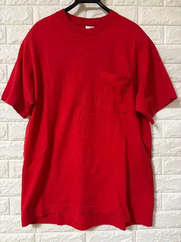 Fruit of the Loom USA제 90s 포켓 T셔츠 플래그