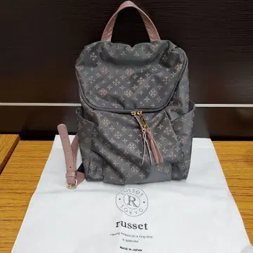 새상품급 russet 브라운 그레이 백팩 일본제