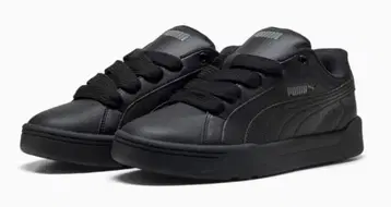 택 포함 미사용 새상품 PUMA 파크 라이프스타일 이지 블랙 스니커즈