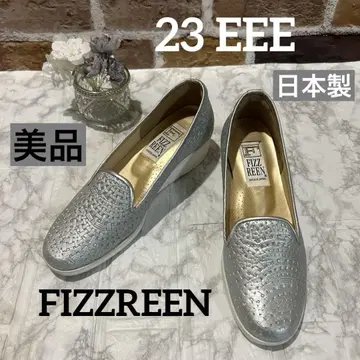 새상품급 일본제 FIZZ REEN 슬립온 실버 23cmEEE 통굽 경량