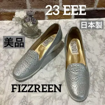 새상품급 일본제 FIZZ REEN 슬립온 실버 23cmEEE 통굽 경량