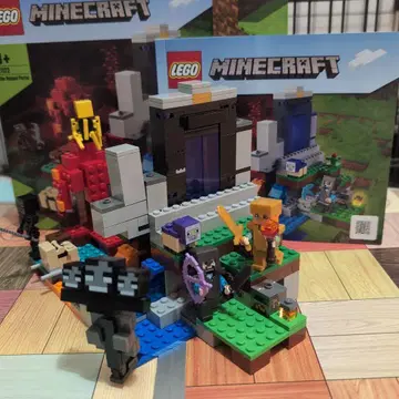 레고(LEGO) 마인크래프트 황폐화된 포탈 덤 포함