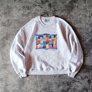 90s USA제 BAGY JO too 고양이 맨투맨
