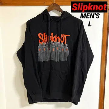 컨디션 최상 Slipknot 풀오버 후드티 남성용 L 블랙